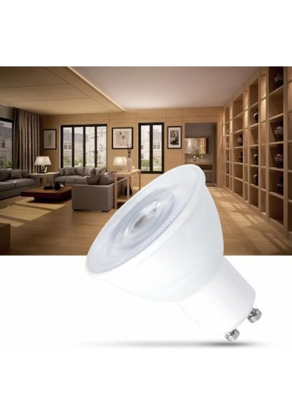 8 W Beyaz Işık GU10 Duy Spot Çanak LED Ampül (CT4211 ) 1 Adet