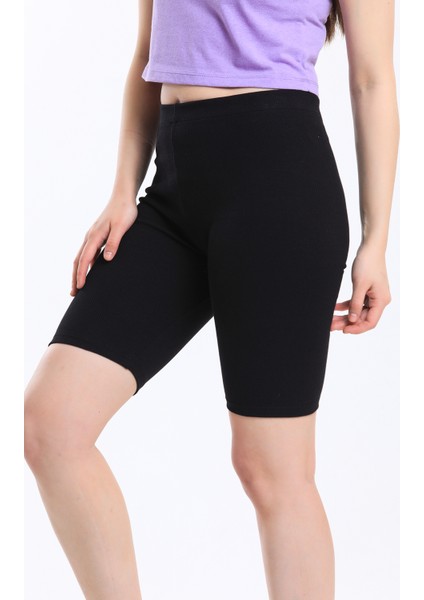 Kadın Crop Fit Basic Atlet