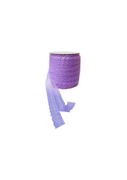 Kurdela Çift Dantelli Lila ( 5 cm - 91 Metre ) fiyatları