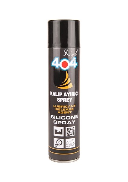 Silikonlu Kalıp Ayırıcı ve Yağlayıcı Sprey 400 ml 20 Adet (1koli)