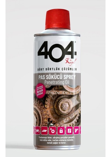 Pas Sökücü Sprey 400 ml 25 Adet (1 Koli)