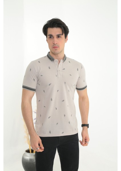 Erkek Slimfit Modelli Polo Yaka Tişört-T-Shirt