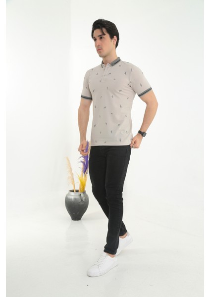 Erkek Slimfit Modelli Polo Yaka Tişört-T-Shirt