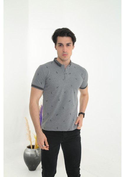 Erkek Slimfit Modelli Polo Yaka Tişört-T-Shirt