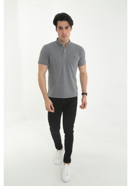 Erkek Slimfit Düz Model Polo Yaka Tişört-T-Shirt fiyatları