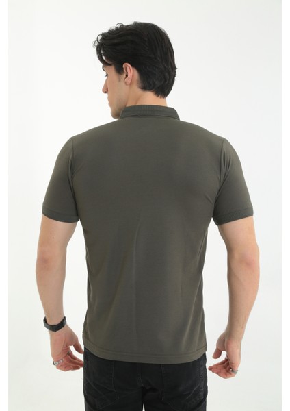 Erkek Slimfit Düz Model Polo Yaka Tişört-T-Shirt fırsatları