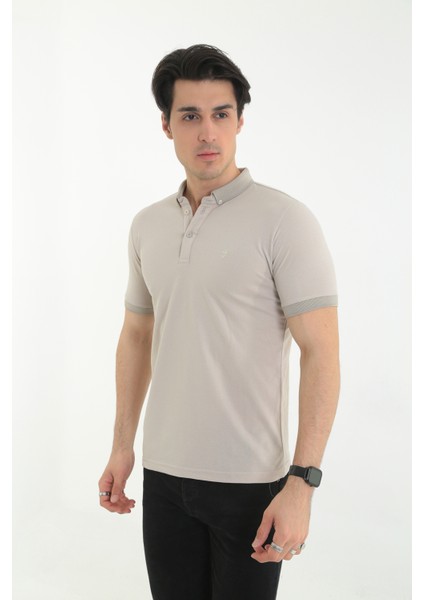 Erkek Slimfit Düz Model Polo Yaka Tişört-T-Shirt fiyatları