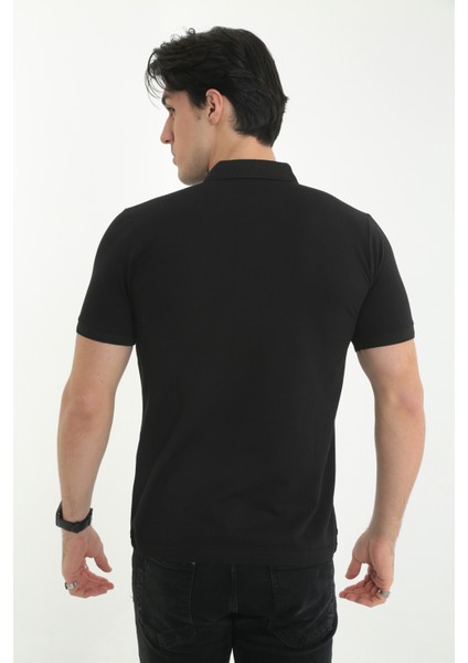 Erkek Slimfit Düz Model Polo Yaka Tişört-T-Shirt modelleri