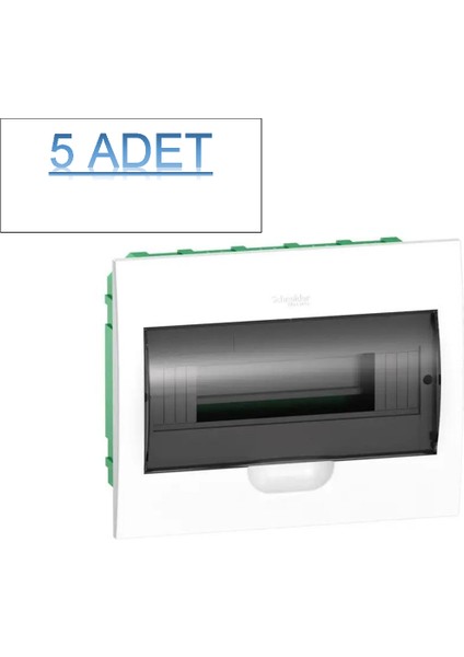 5 Adet Schneider 12'li Sigorta Kutusu Sıva Altı