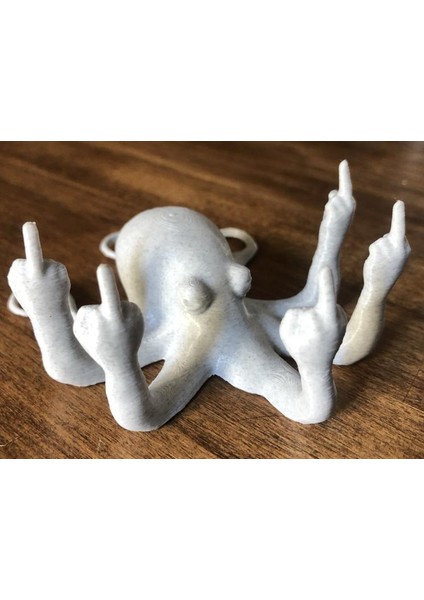 Fucktopus Biblo Dekoratif Hediyelik Süs Eşyası Maket Aksesuar