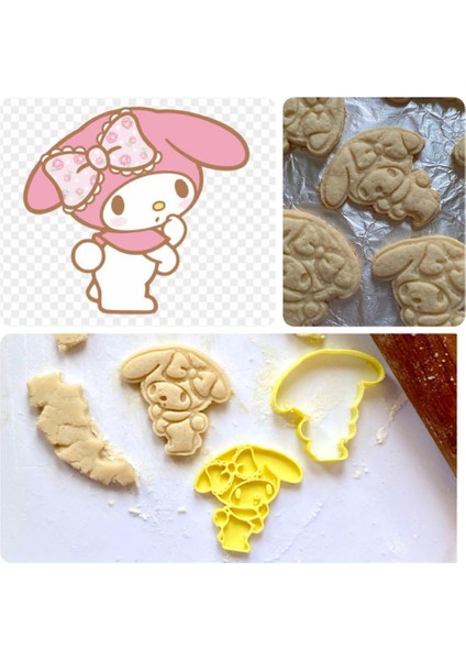 My Melody Cookie Cutter Stamp Plastik Aparat