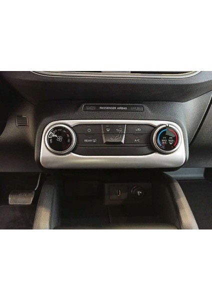 Ford Focus 2019+ Klima Panel Kaplama Silver (Abs)