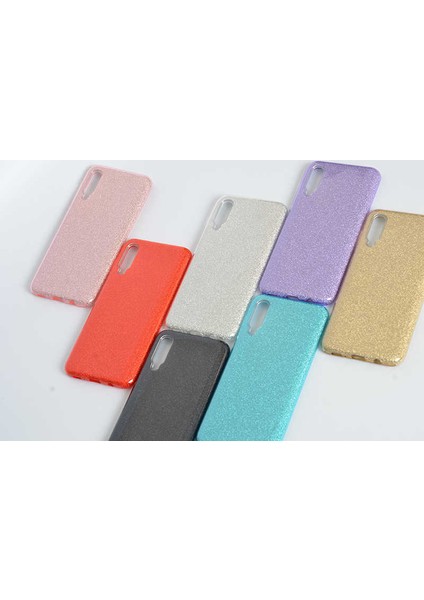 Samsung Galaxy A70 Kılıf Renkli Parıltılı Simli Işıltılı Silikon Kapak (Shining)