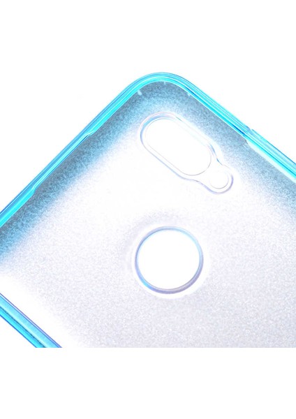 Huawei P Smart 2019 Kılıf Renkli Parıltılı Simli Işıltılı Silikon Kapak (Shining)