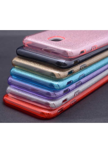 Nokia 5 Kılıf Renkli Parıltılı Simli Işıltılı Silikon Kapak (Shining) modelleri