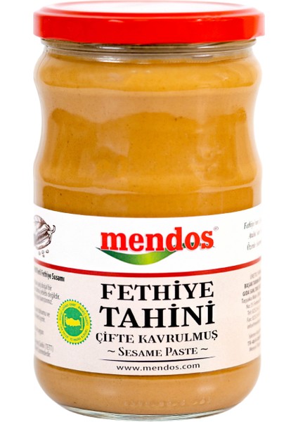 Çifte Kavrulmuş Fethiye Tahini (Yerli Susam) 600 gr Cam Kavanoz