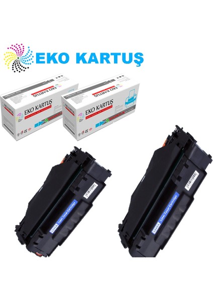 Hp Laserjet P2015D Ekonomik Avantajlı 2’li Paket Muadil Toner