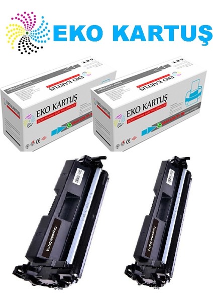 Eko Kartuş Hp Laserjet Pro Mfp M130 Hp CF217A(17A) Ekonomik  Avantajlı 2’li Paket Toner,