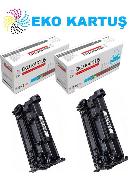 Hp 26A CF226A Ekonomik Avantajlı 2’li Paket Siyah Muadil Toner - 3100 Sayfa
