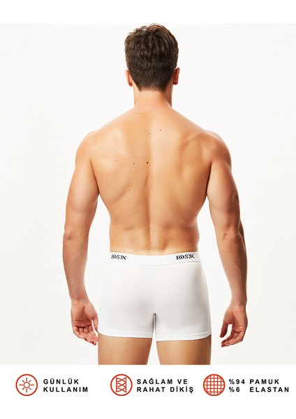Pamuk Elastan Boxer 2'Li