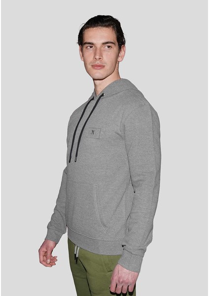 Ottoman Kapüşonlu Kanguru Cep Sweatshirt