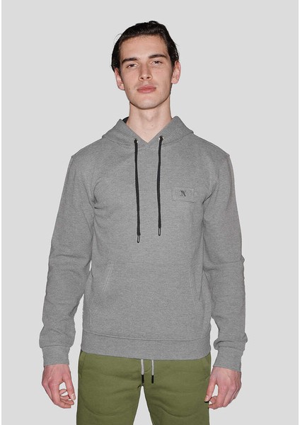 Ottoman Kapüşonlu Kanguru Cep Sweatshirt