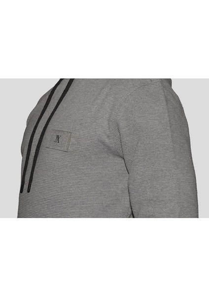 Ottoman Kapüşonlu Kanguru Cep Sweatshirt