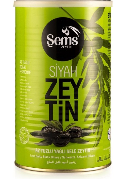 Şems Siyah Zeytin 351-380 Kalibre 900 gr