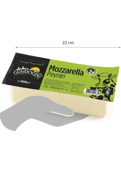 Mozzarella Peyniri Blok 1 kg