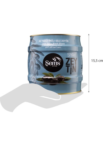 Siyah Zeytin 2 Kg 261-290 Kalibre ( 4'lü Ekonomik Paket ) fiyatları