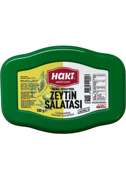 Soslu Yeşil Zeytin Salatası % 100 Doğal Mükemmel Lezzet