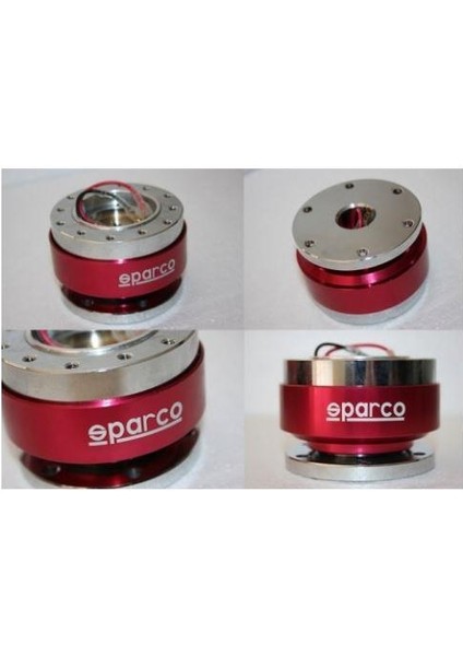 Sparco Sök Tak Direskiyon Göbeği Kırmızı Direksiyon Aparatı