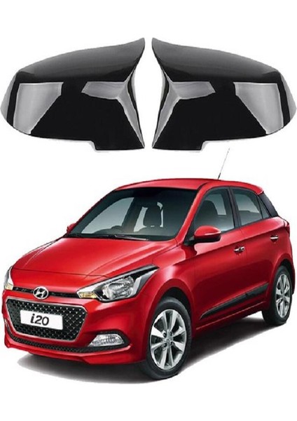 X-Large Garage Hyundai I20 14-18 Araca Özel Batman Yarasa Ayna Kapağı Pianoblack