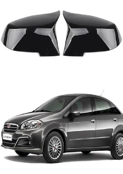 Fiat Linea Araca Özel Batman Yarasa Ayna Kapağı Pianoblack