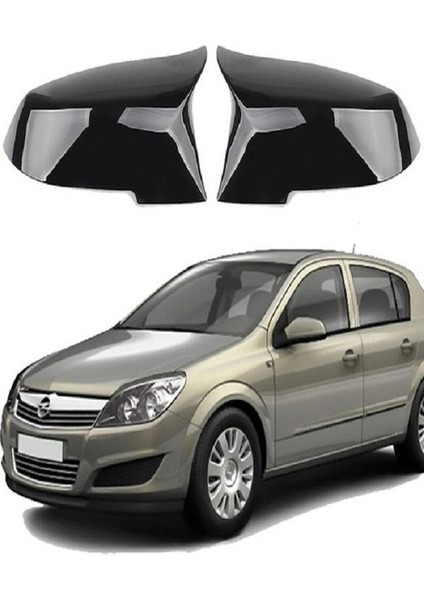 Opel Astra H 05-09 Araca Özel Batman Yarasa Ayna Kapağı Pianoblack