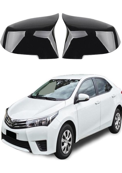 X-Large Garage Toyota Corolla 13-19 Araca Özel Batman Yarasa Ayna Kapağı Pianoblack