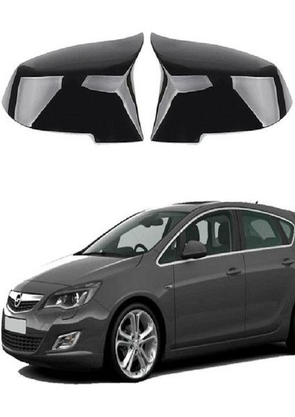 Opel Astra J 09-15 Araca Özel Batman Yarasa Ayna Kapağı Pianoblack