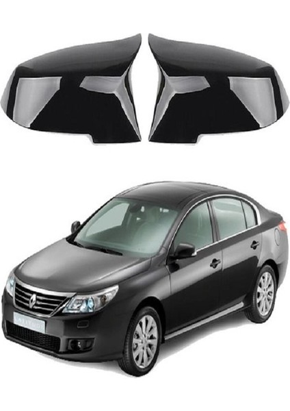 X-Large Garage Renault Latitude Araca Özel Batman Yarasa Ayna Kapağı Pianoblack