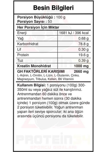 Bigjoy Big Mass Gainer + Gh Factors 5000 Gr - Çilek Aroma - fiyatları