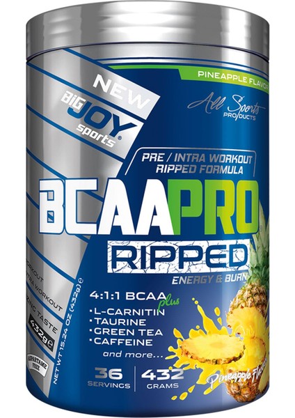 Bigjoy Bcaa Pro 4 1 1 Ripped 432 Gr Ananas