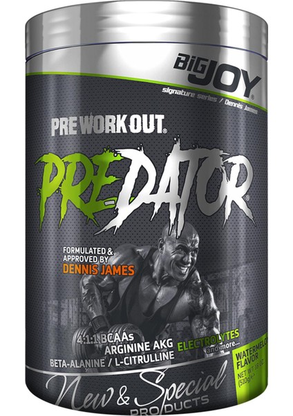 Bigjoy Predator Pre Workout Karpuz Aroma 510 Gr