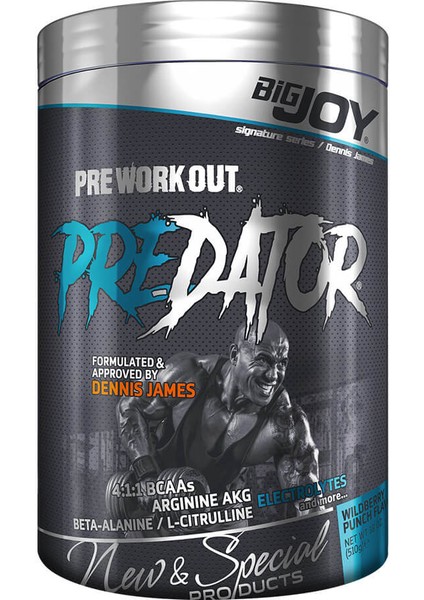 Bigjoy Predator Wıldberry 510gr Pre Workout
