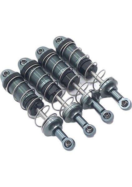 4x Rc Araç Metal Şok Emici Damper ZP1003 Araç Dıy Aksesuarları Titanyum (Yurt Dışından)
