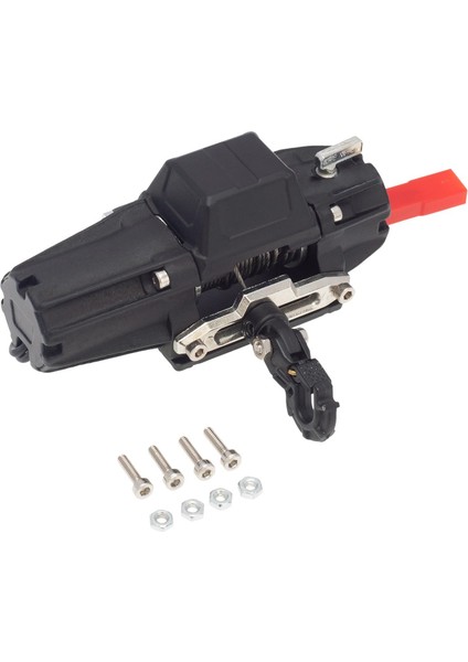 SCX10 D90 Rc Yedek Parçalar Için Ölçek Rc Motor Vinç Rc Metal Vinç Siyah (Yurt Dışından)