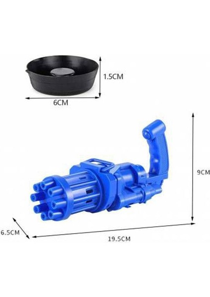Mavi Renk Otomatik Köpük Tabancası