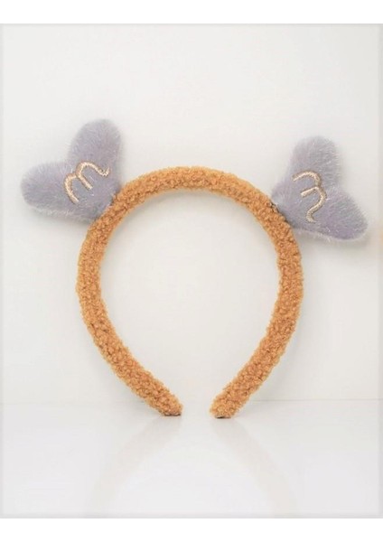 Geyik Boynuzu Peluş Taç Kahverengi Taç Kadın Kız Saçtoka 11186 fırsatları