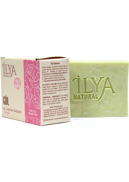 Gül Özlü Hatay'ın %100 Doğal El Yapımı Banyo Sabunu 100gr modelleri