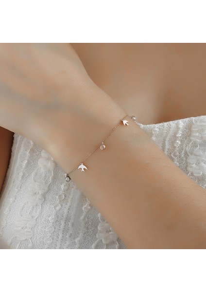 Altın Beyaz Anka Kuşu Bileklik fiyatları