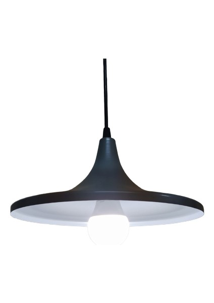 Retro Beyaz Siyah Içi Beyaz Metal Sarkıt Avize 39 fiyatları