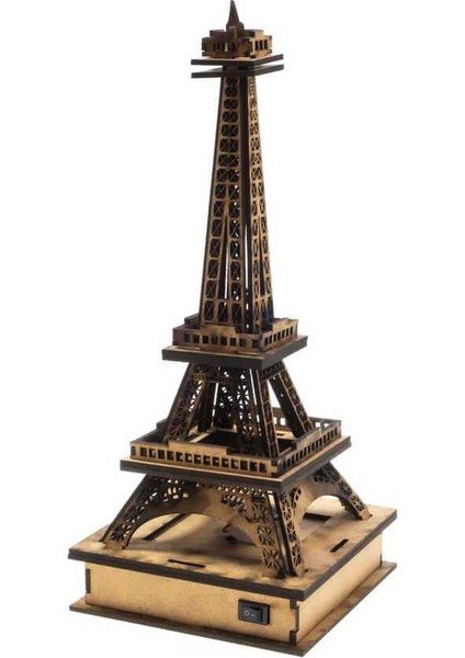 Rex Woody Serisi Eyfel Kulesi - Eiffel Tower (Stem) - Boyanabilir